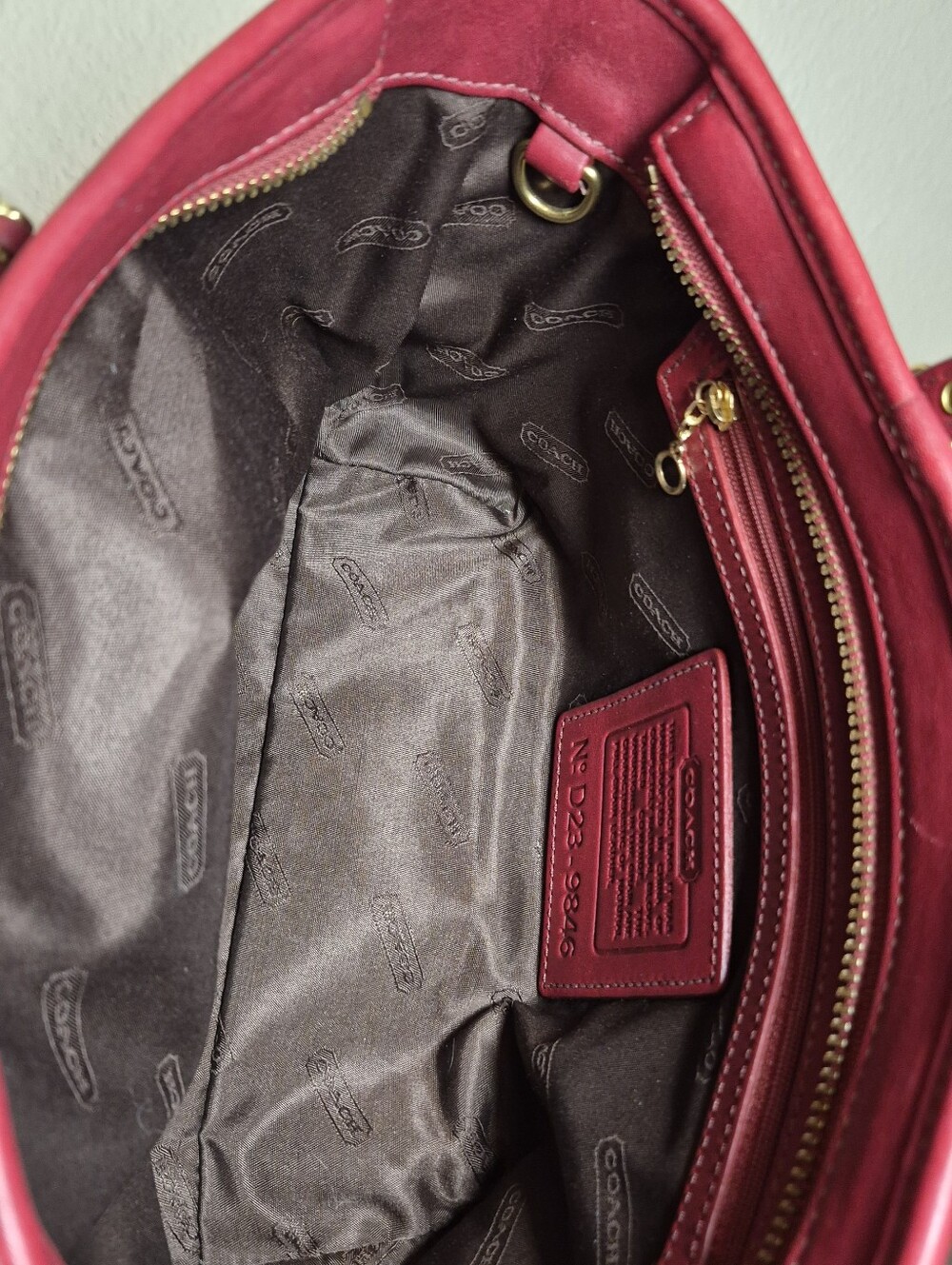 Coach Legacy West Small Market Tote #9846 - Picture 10 of 11